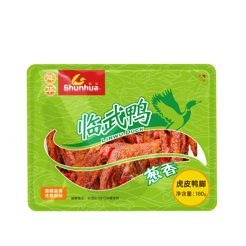 蔥香虎皮鴨腳180g【勁辣】